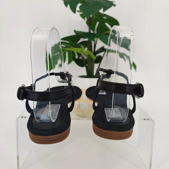 Coach Women's Robyn Signature Black Thong T-Strap Sandals Size 7B US - Picture 3 of 9